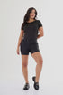 Short efecto cuero