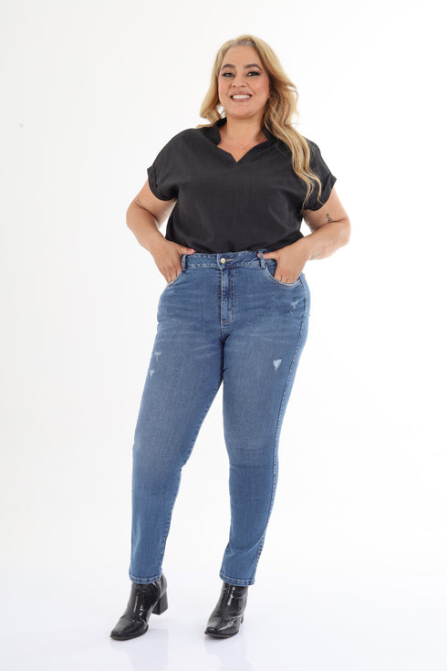 Jean Skinny Súper Cross