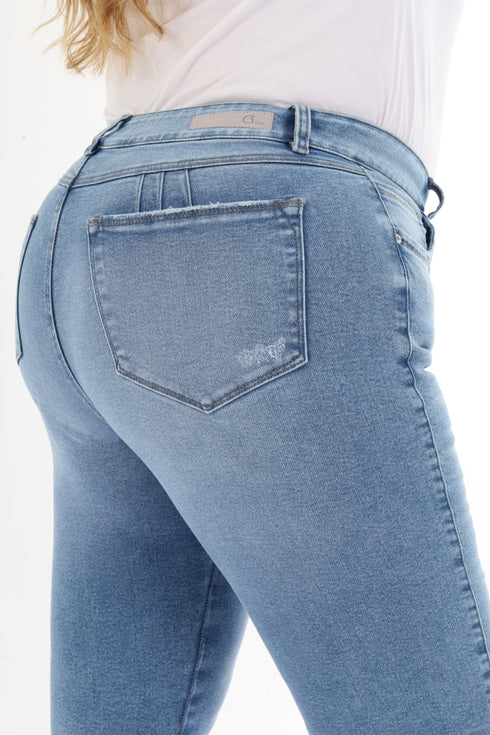 Jean Skinny Azul Claro
