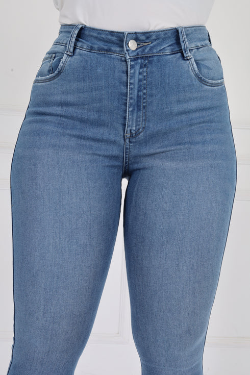 Jean Skinny Elástico Medio